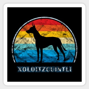 Xoloitzcuintli Vintage Design Dog Sticker